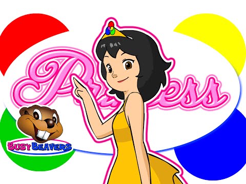 "princess-colors"-#1-|-colours-learning-princess,-teach-babies-toddlers-color-names-,-preschool