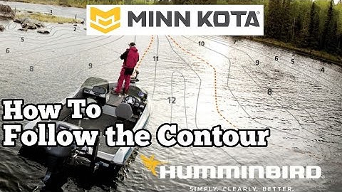 Follow The Contour with Humminbird Xplore / Solix G3 - Minn Kota Advanced GPS
