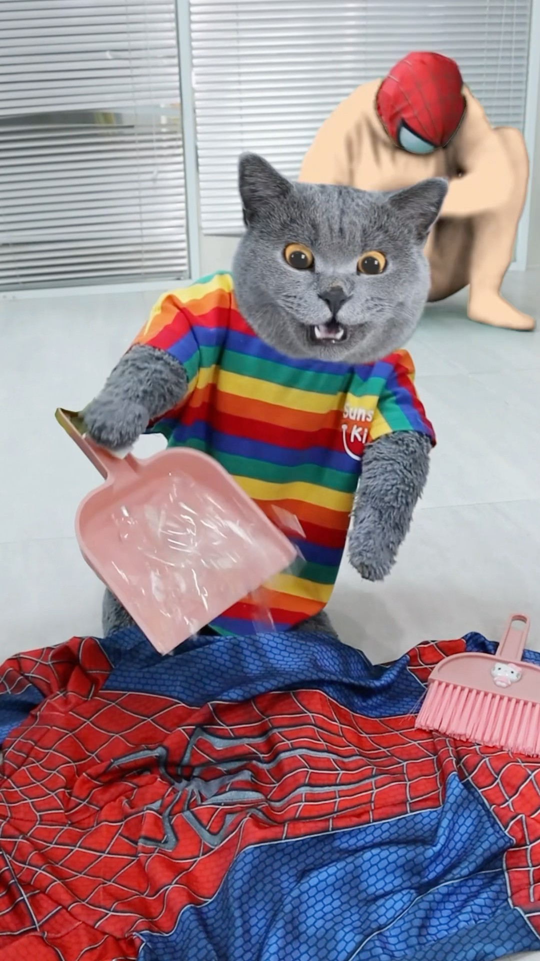 ?Don't Forget To Wrap Trash To Protect Furry Friends!?❤️ #catvideos #catmemes #trending