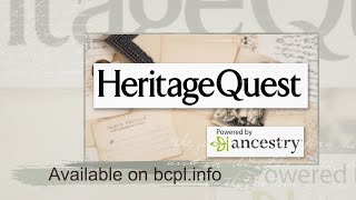 Explore your family story with HeritageQuest