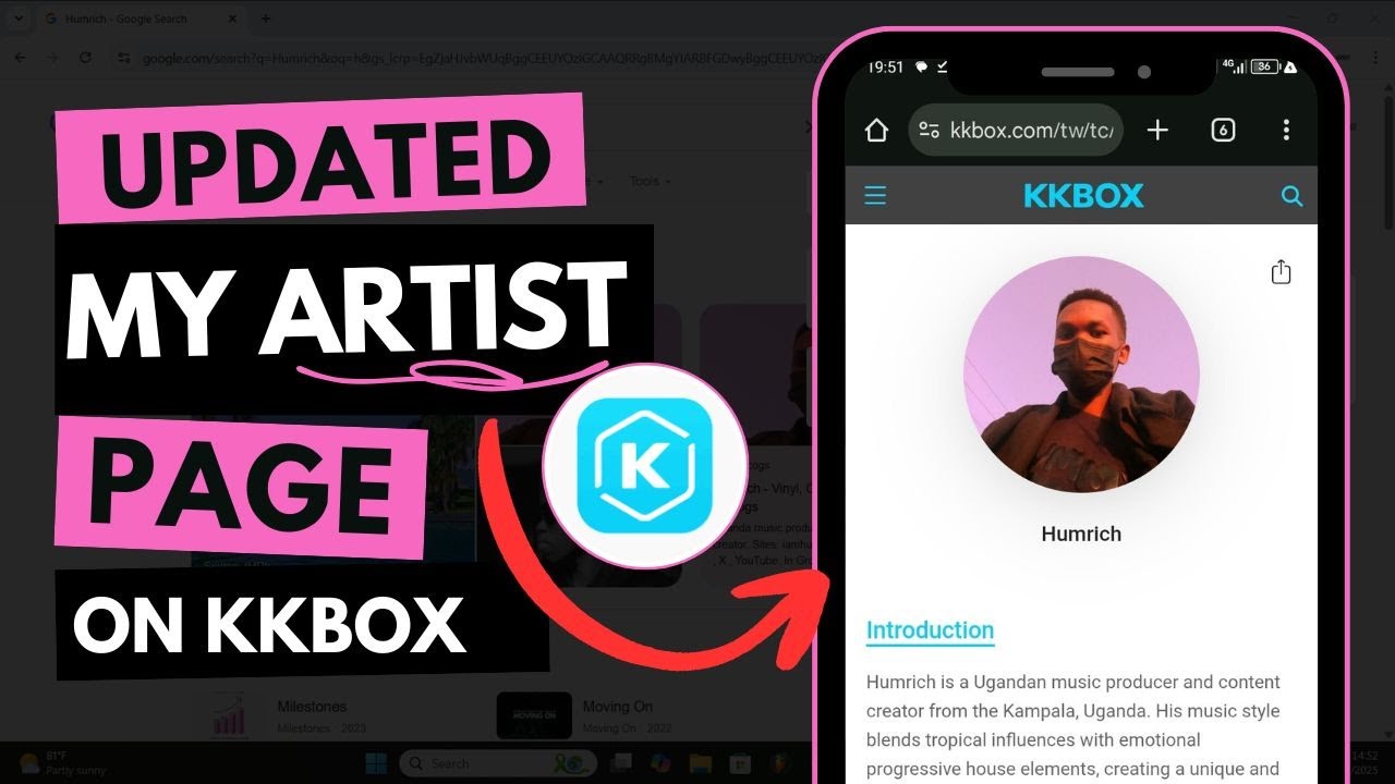 Как я обновила свой профиль/страницу артиста на KKBOX