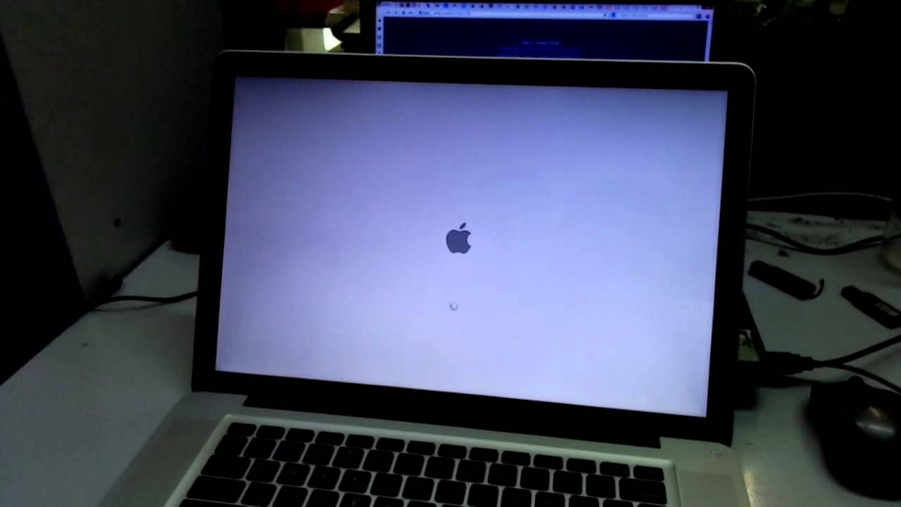 mac muestra una pantalla azul