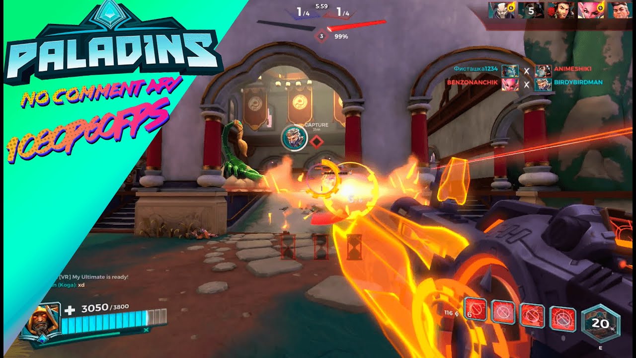 Paladins: Atlas (Siege, Ascension Peak) Gameplay (No Commentary) [1080p60FPS] PC