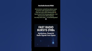 Fast Radio Bursts – Mystery Signals From Space #mystery #spacefacts #shorts