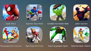 Spider Man 2,Superhero Open World,Incredible Hero Monster Battle,Spider Ropehero,Rope Flying Hero screenshot 2