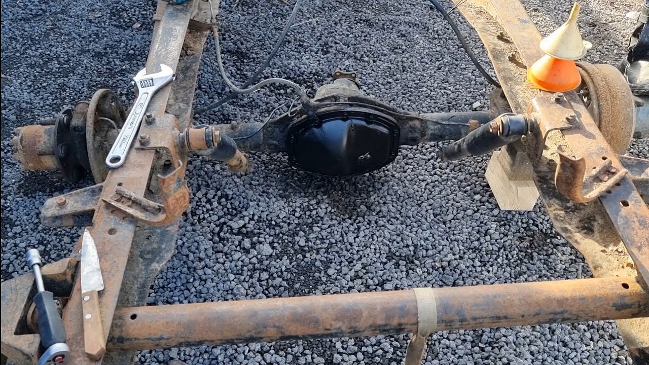 Купили бу раму на Газель. Чайковский мост 8/41 1995г оказался живым ...