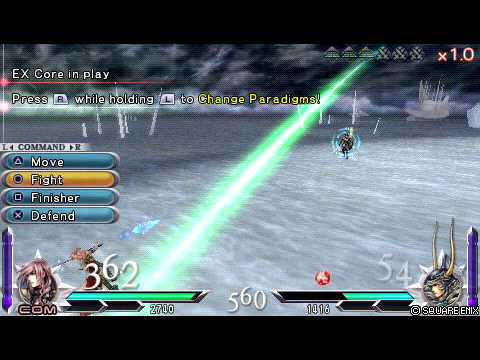 Dissidia 012 RPG mode gameplay