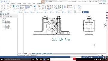 Solid edge ST10 plummer block2D conversion
