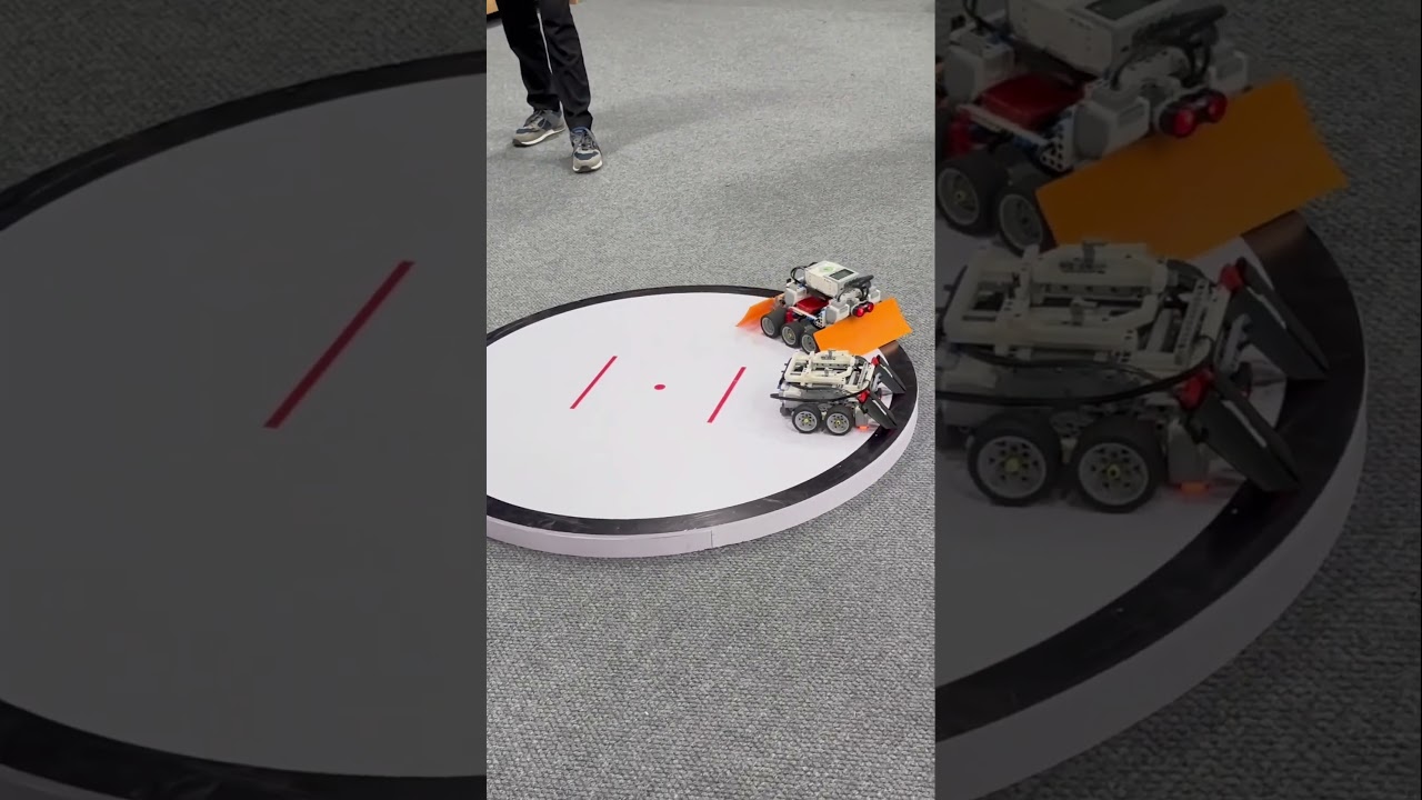 Robo Sumo 25*25cm TolebiRobo4 заезд #3 180’