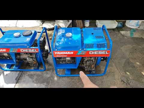 Video Lô máy phát điện nhật bãi chạy dầu yanma giá bình dân... - youtube