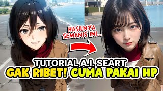 CARA BIKIN ANIME JADI REALISTIC‼️ screenshot 4