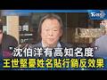 「沈伯洋有高知名度」 王世堅憂姓名貼行銷反效果｜TVBS新聞 @TVBSNEWS02