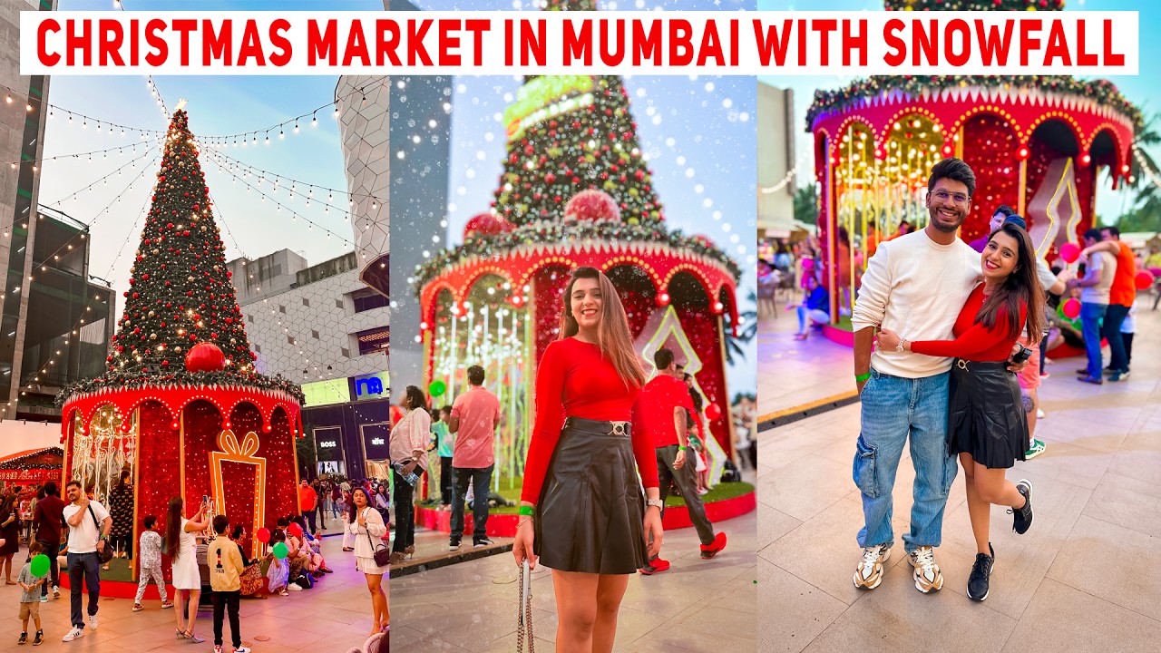 Mumbai Christmas Market Vlog and Shopping For Next Trip