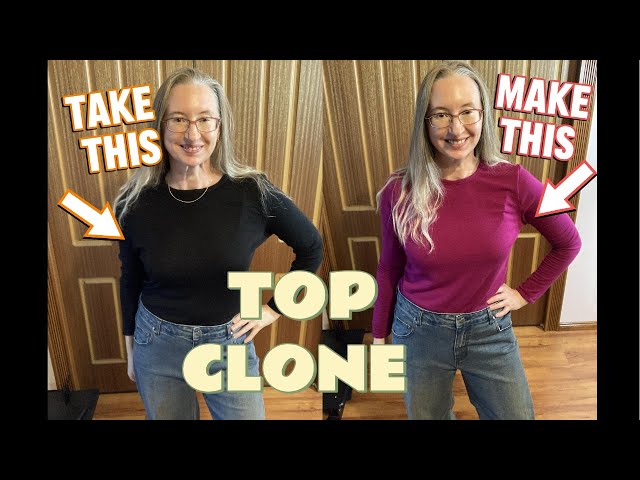 How to Clone Any Stretch Top | Easy DIY Stretchy Top Tutorial (No