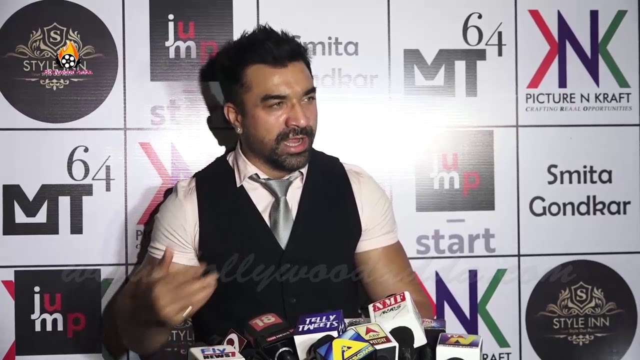 Ajaz Khan flares up on a Reporter - Smita Gondkar Grand Birthday Party