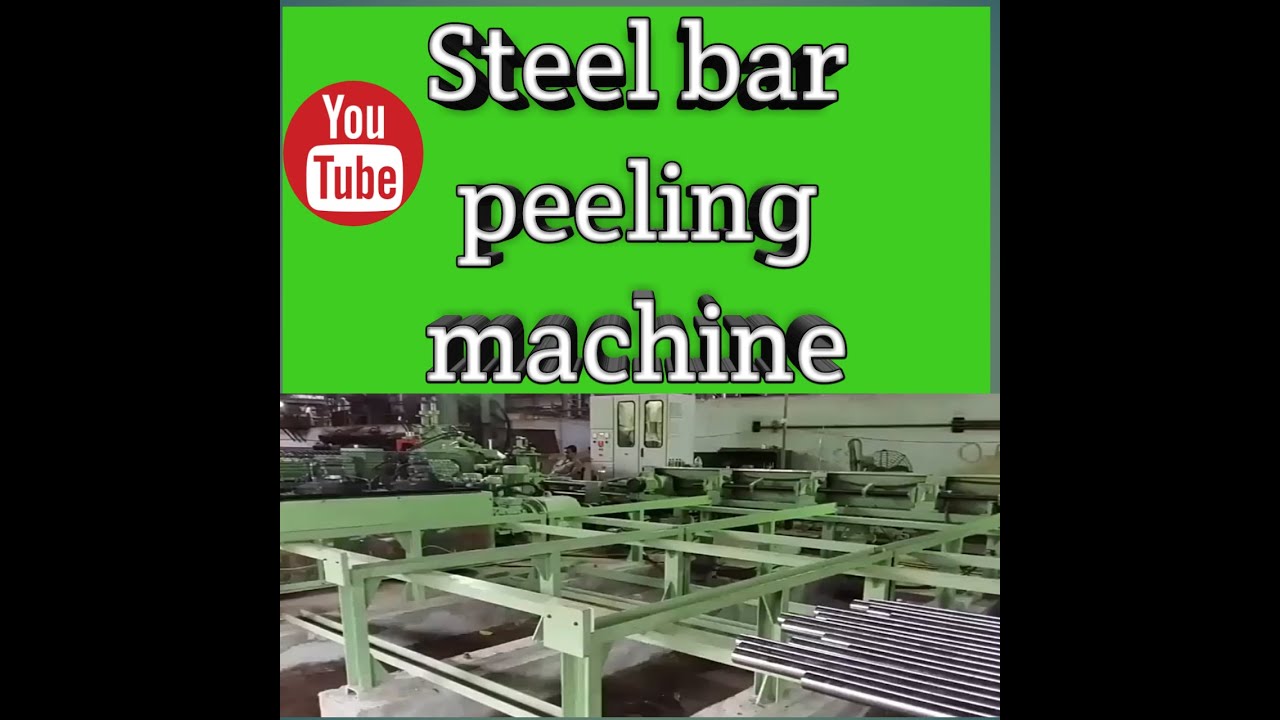 How to peeling machine peeling bar machine.steel bar peeling machine