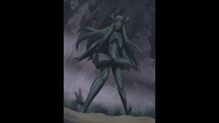 [アニメリョナ]　聖闘士星矢Ω　アクィラのユナ　石化