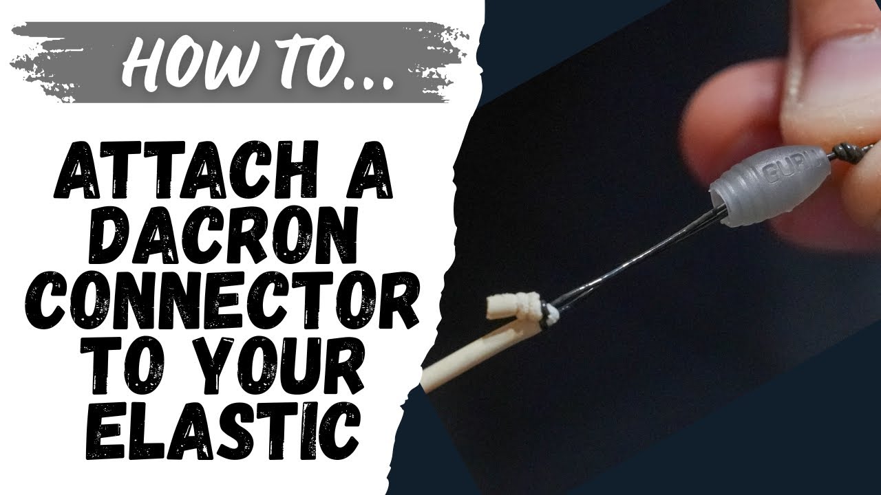 How To Attach A Dacron Connector To Your Elastic. - YouTube