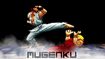 KAI SENSEI KEN IS ON FIRE! vs Kyokugenryu Style Ryu aka KOFU RYU! Street Fighter MUGEN Multiverse