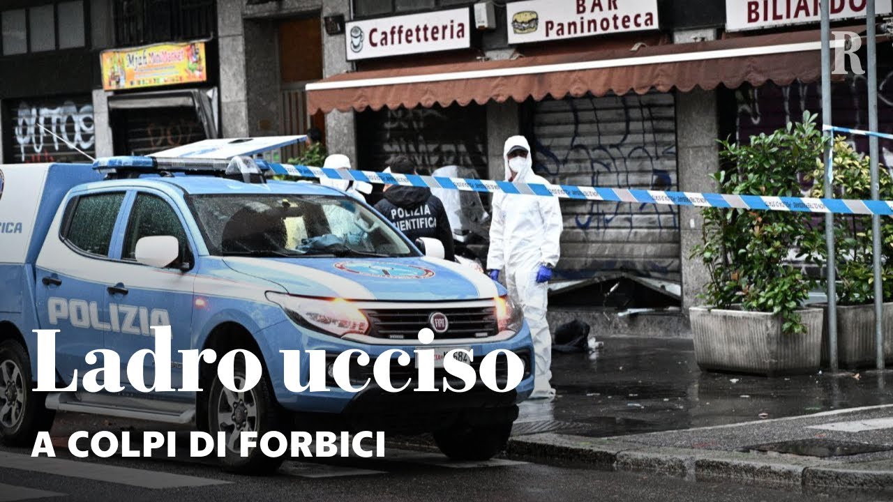 Negoziante UCCIDE LADRO a COLPI DI FORBICI: 