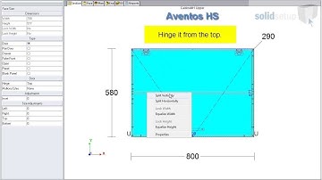Blum Aventos HS with Servo for Cabinet Vision by Solid Setup+