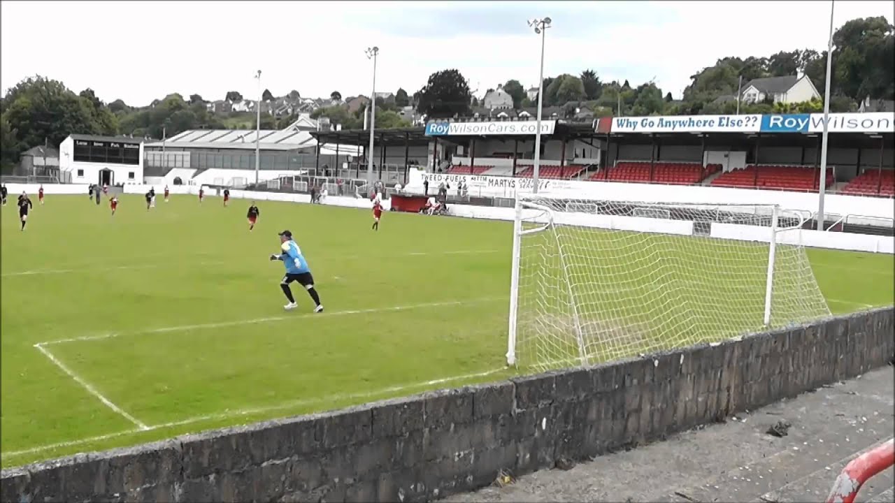 football score larne v the supporters