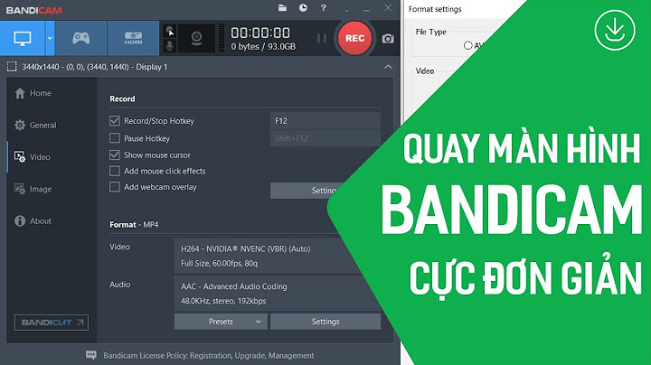 Hướng dẫn sử dụng phần mềm quay màn hình bandicam	Informational