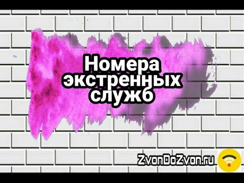 Номера экстренных служб с мобильного телефона (скорая пожарные полиция газ служба спасения)