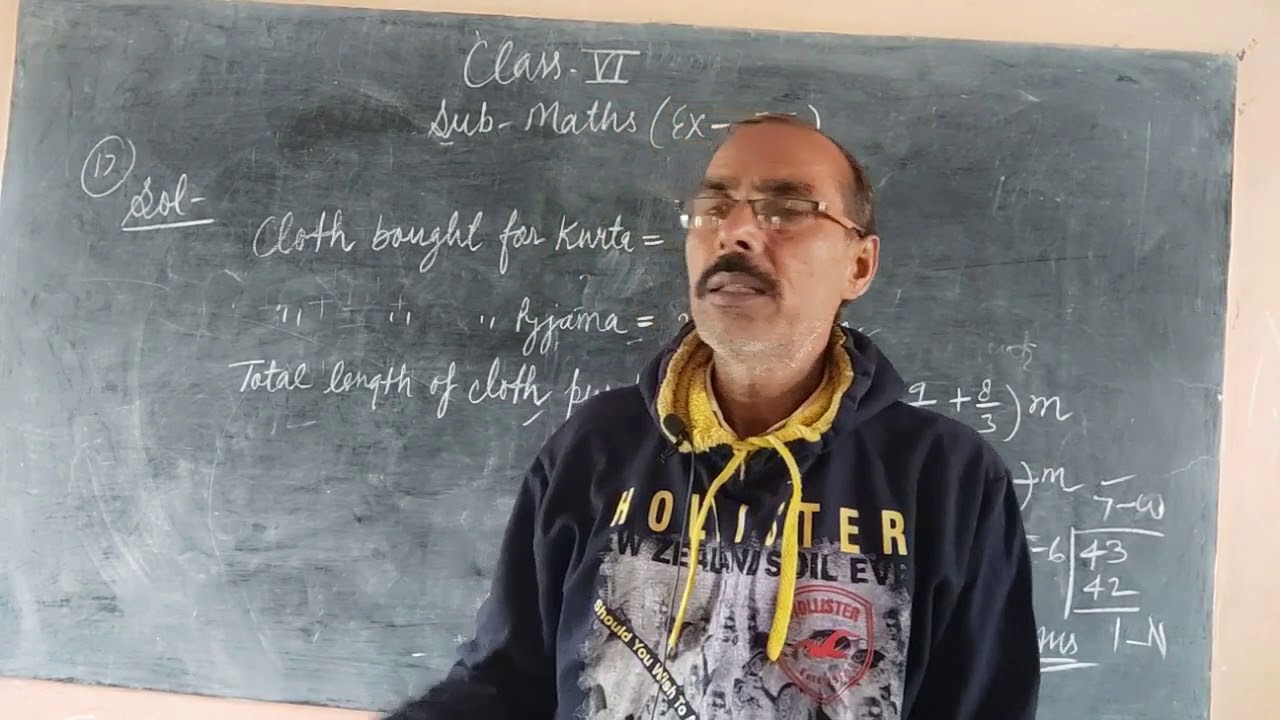 Monoj Sir Math 6 Math Fraction by Manoj Sir part 8 - YouTube