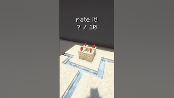 How To Build A Sandcastle In Minecraft!  #minecraft #minecraftbuildingtutorial