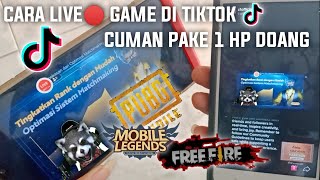 tutorial live streaming game di tiktok menggunakan android 2022 screenshot 2