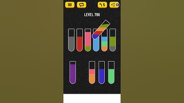 【Water Sort Puzzle】 Level 796