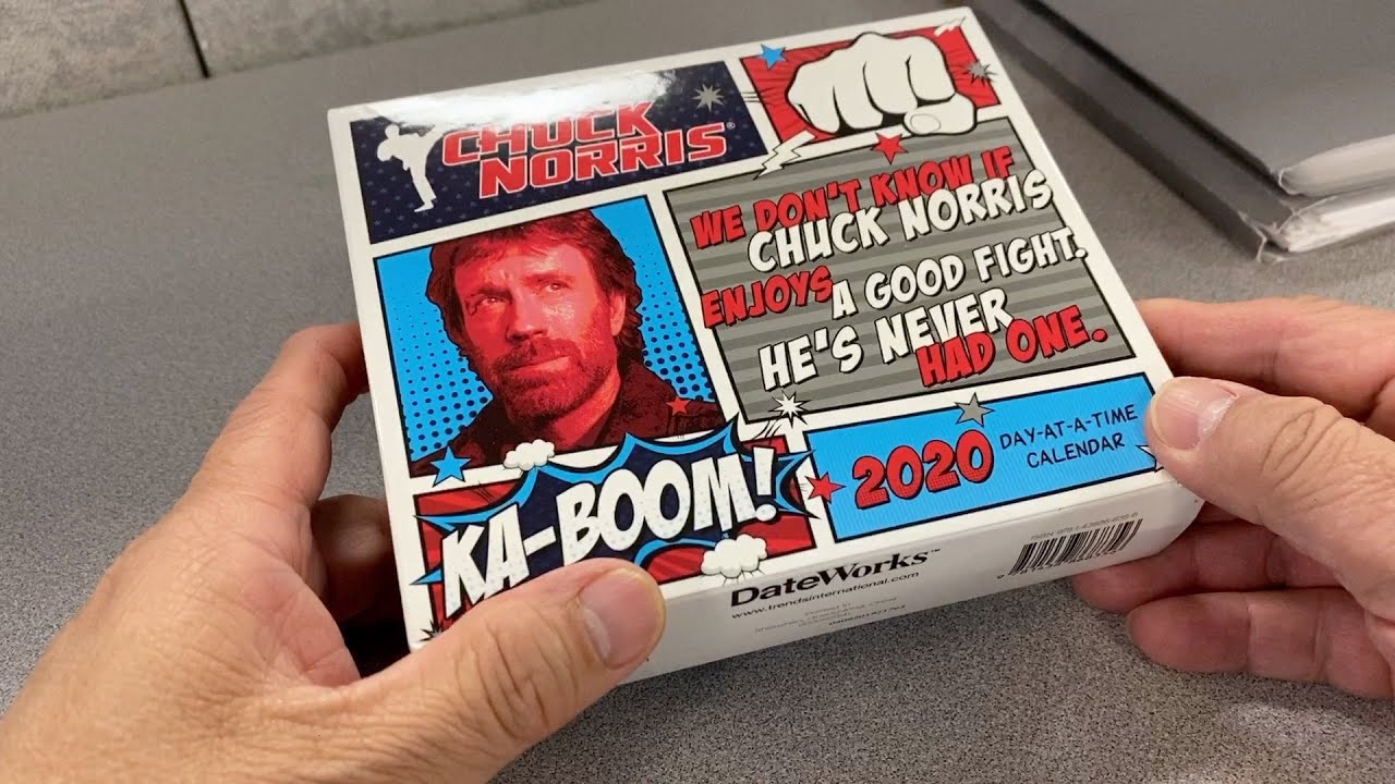 The New Chuck Norris Facts Calendar YouTube