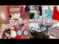 PRODUCTIVE VLOG: | alo yoga haul, trader joes shopping + haul, cleaning & more!