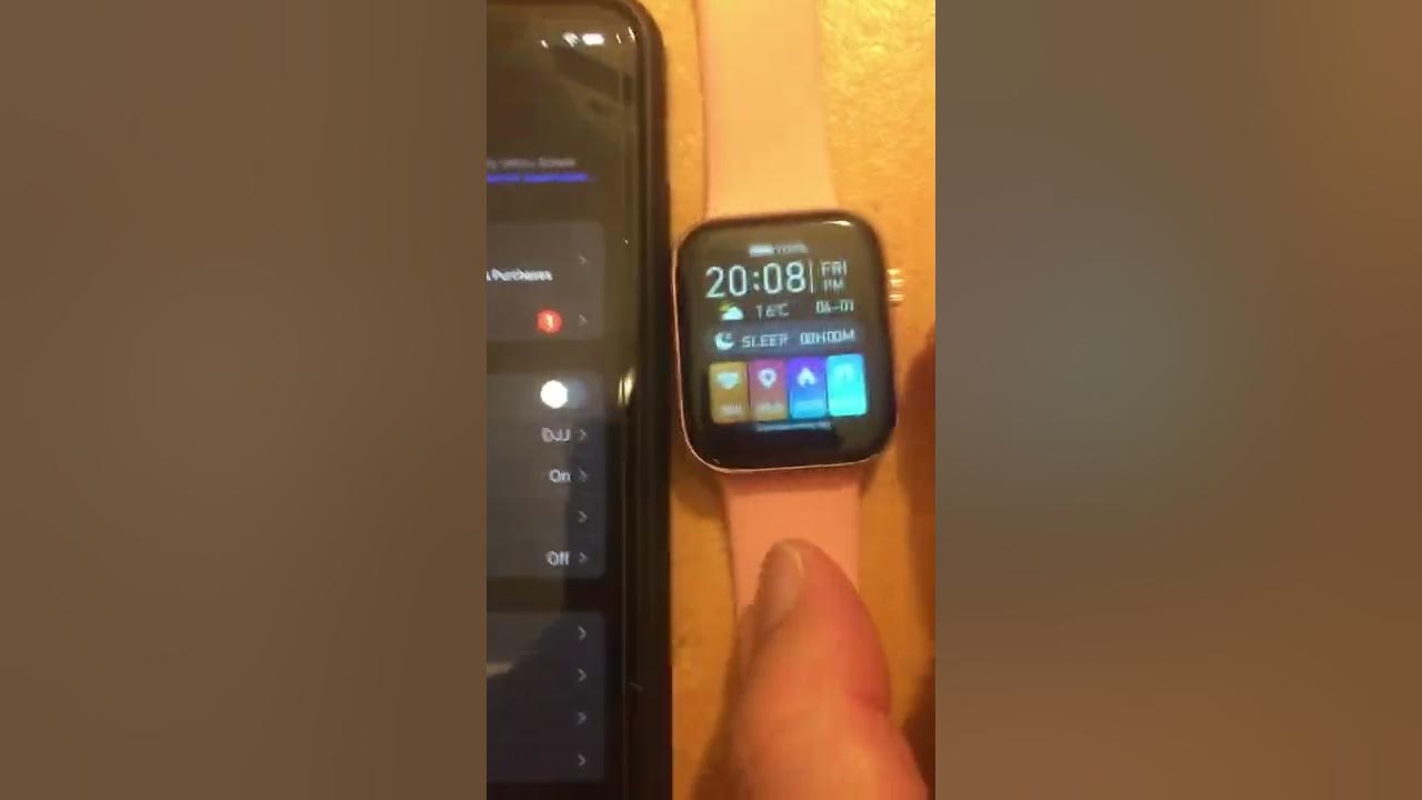 N76 smart watch, connect to app and phone YouTube