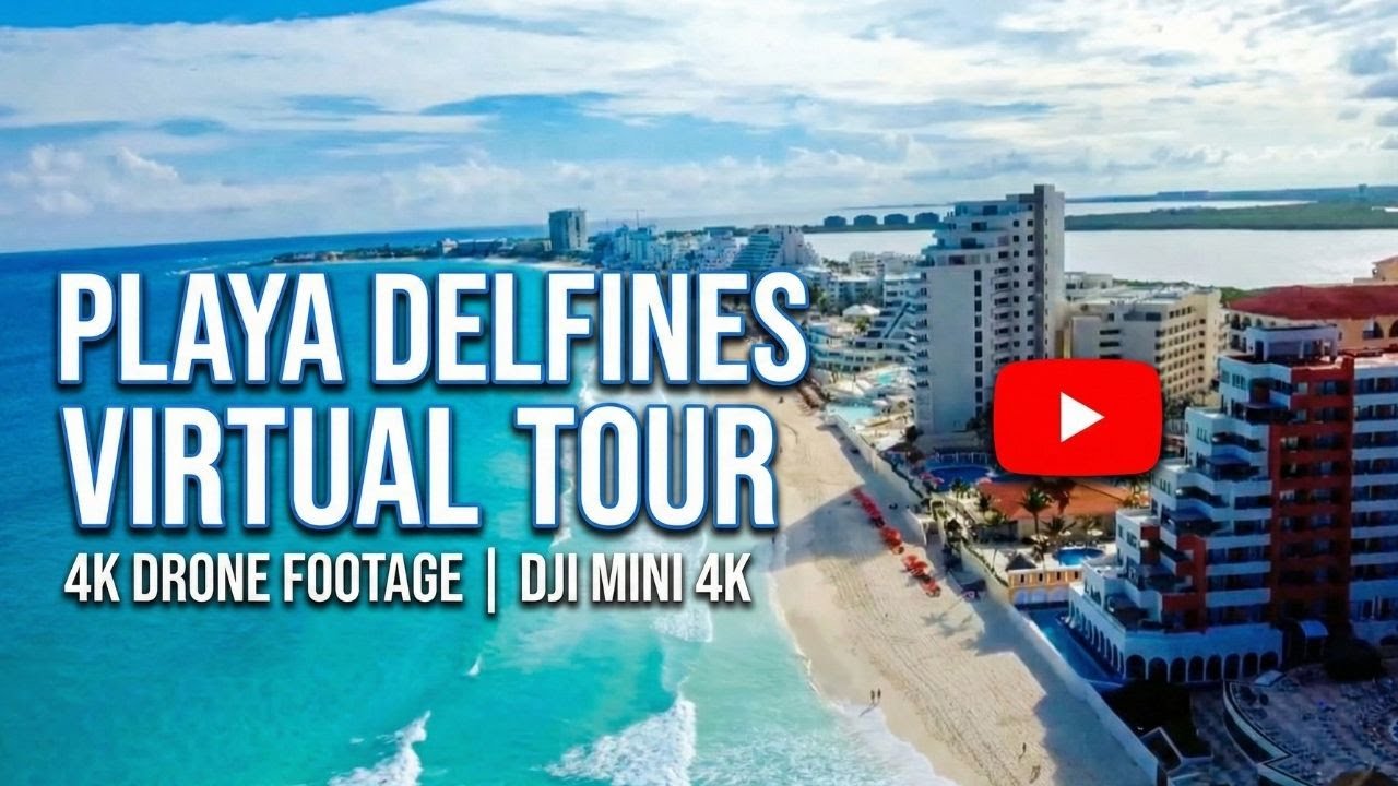 Почему это ЛУЧШИЙ пляж Канкуна | Видео, снятое на DJI Mini в разрешении 4K