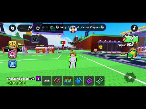 ⚽ Jump To Steal Soccer Players ⚽ Script - Collect Lucky Blocks, Auto Rebirth, Collect Cash &amp; More
