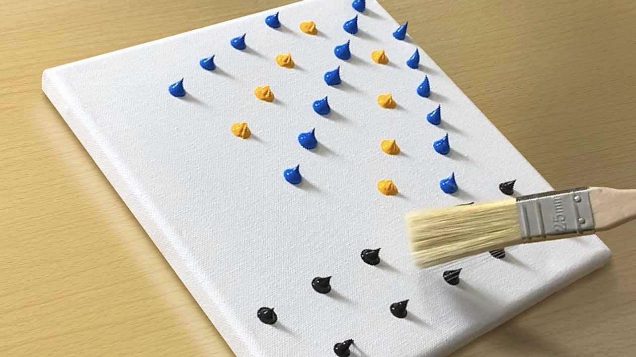 Spring Garden Painting / Acrylic Painting for Beginners / STEP by STEP