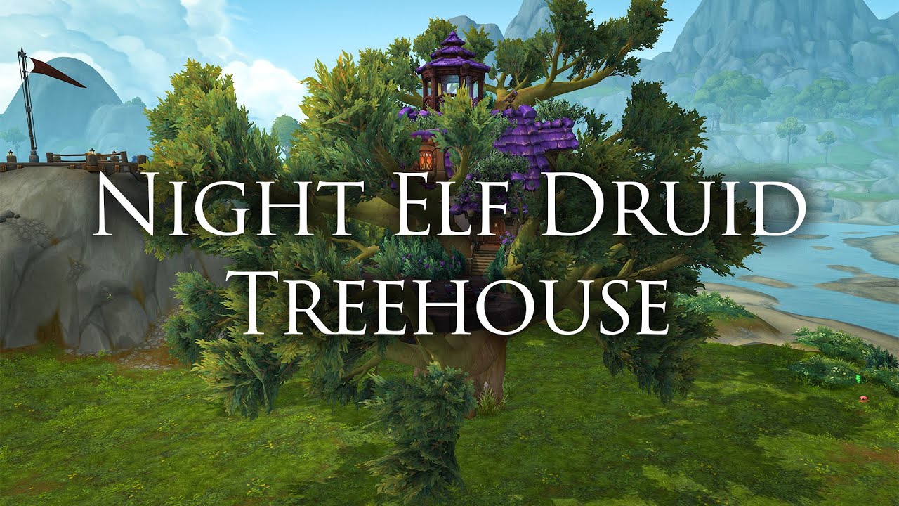 [Жилье в WoW] Домик на дереве для друида-ночного эльфа