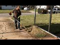 First lawn mowing customer this year | cut low and bagged