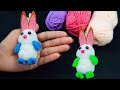 💖Super Easy Cute Bunny Making Idea with Yarn - You will Love It !! DIY Rabbit Bunny Keychain