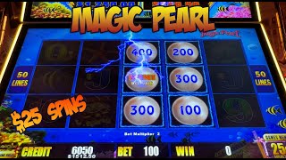 MAGIC PEARL LIGHTNING LINK - NICE SESSION $25 SPINS
