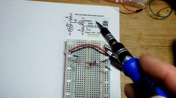 Low Side LDR Voltage Divider Emitter Follower Circuit NPN BJT