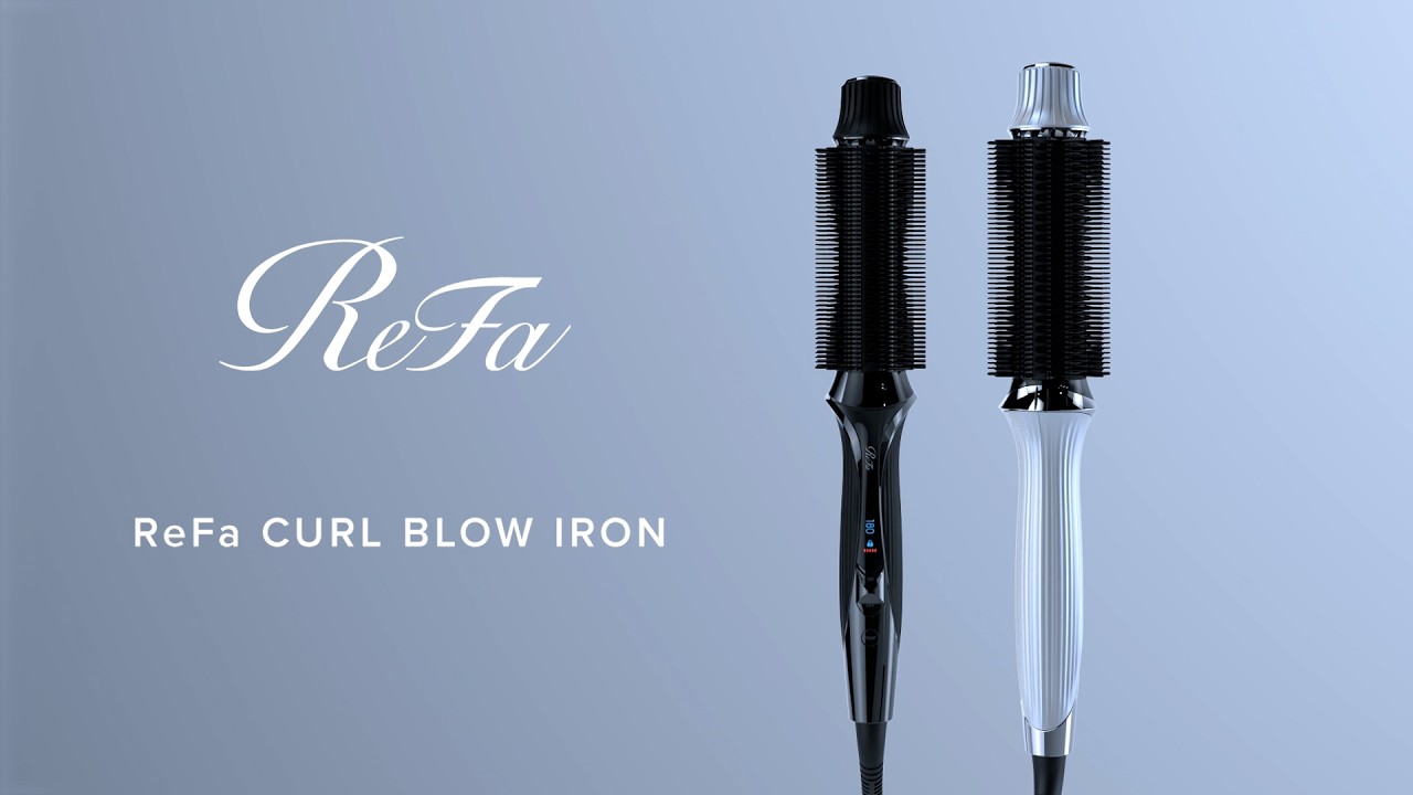 ReFa CURL BLOW IRON | リファカールブローアイロン - YouTube