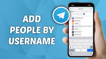 How to Add Someone by Username on Telegram
