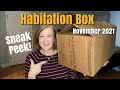 Habitation Box | November 2021 Sneak Peek |