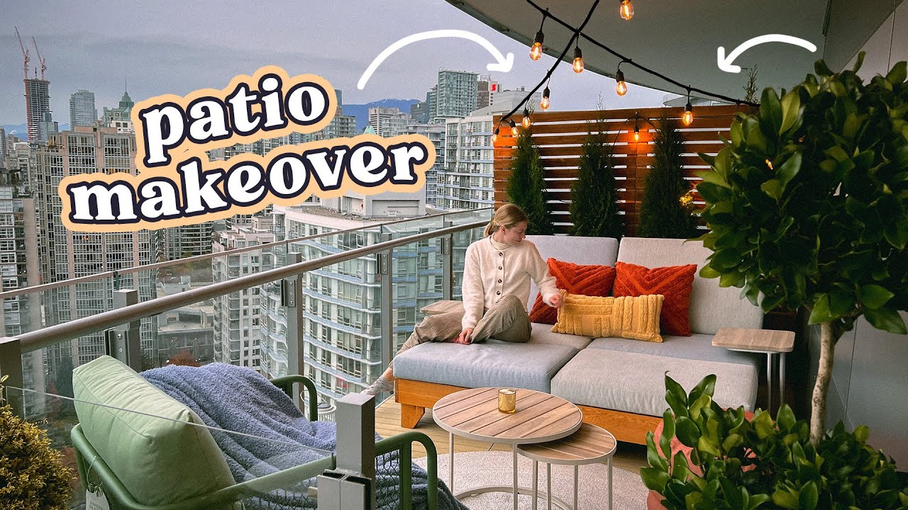 extreme patio makeover (the final moving vlog)