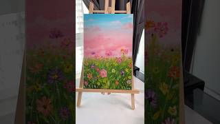 Dreamy flower garden / acrylic painting screenshot 2