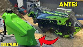 RESTAURANDO el KX125 de 300€ AL DETALLE