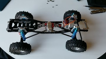 Budget Aluminium SCX10 Build Timelapse Injora